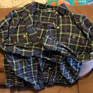 Chaps Plaid Flannel Button Down